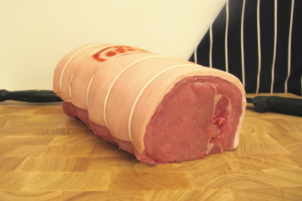 Boneless Loin of Pork with Crackling (Small/Medium Joints)