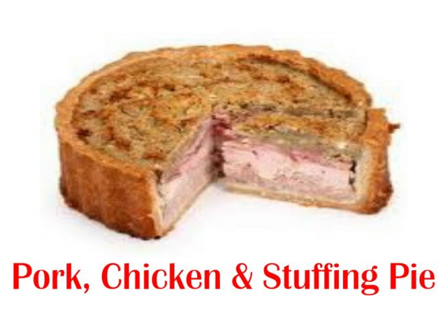 Pork, Chicken & Stuffing Pie
