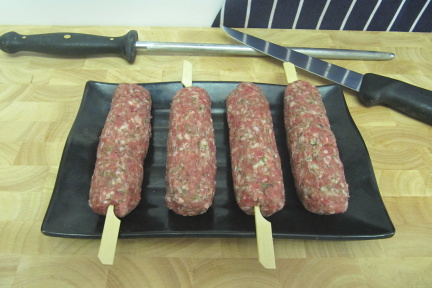 4 Lamb Kofta Kebabs