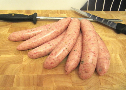 Pork, Spring Onion & Ginger Sausages